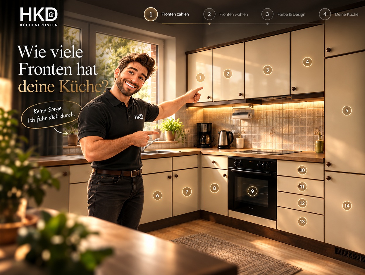HKD Frontmann in einer Beispielküche
